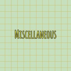 Miscellaneous Items